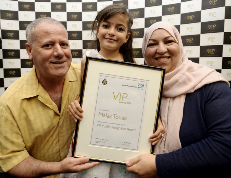 Featured image for Award for six-year-old who saved mum by dialling 999