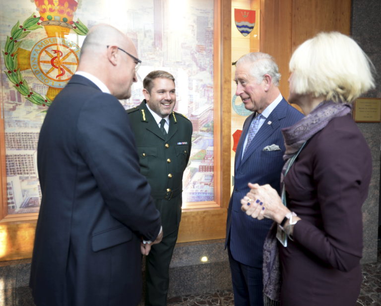Featured image for HRH Prince Charles launches pioneering mental health car at London Ambulance Service