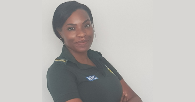 Charlene in her uniform