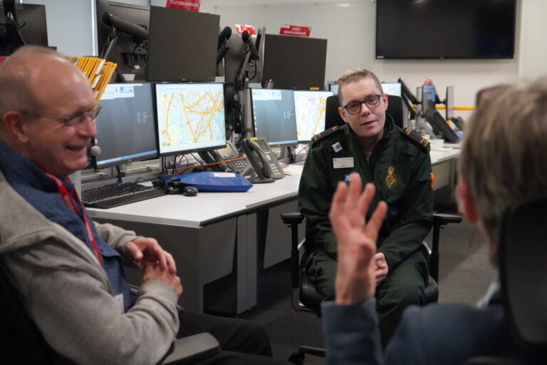 Featured image for Cardiac arrest survivor meets 999 call handler who talked his partner through CPR