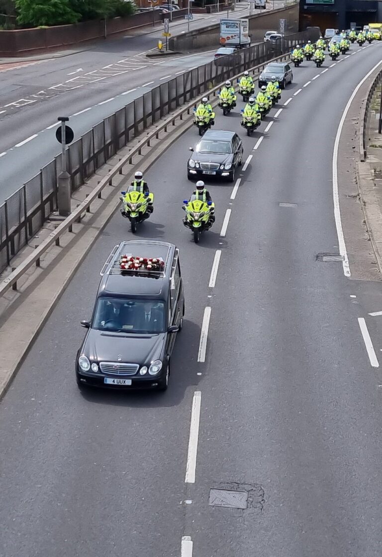 Featured image for One last ride out and a heartfelt farewell for motorbike paramedic