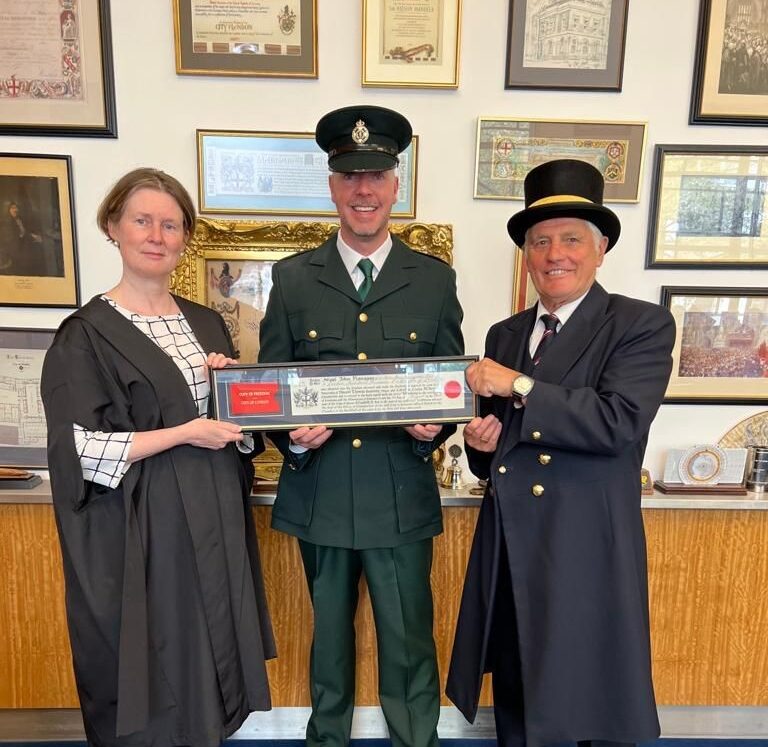 Featured image for Santa’s helper honoured with Freedom of the City of London