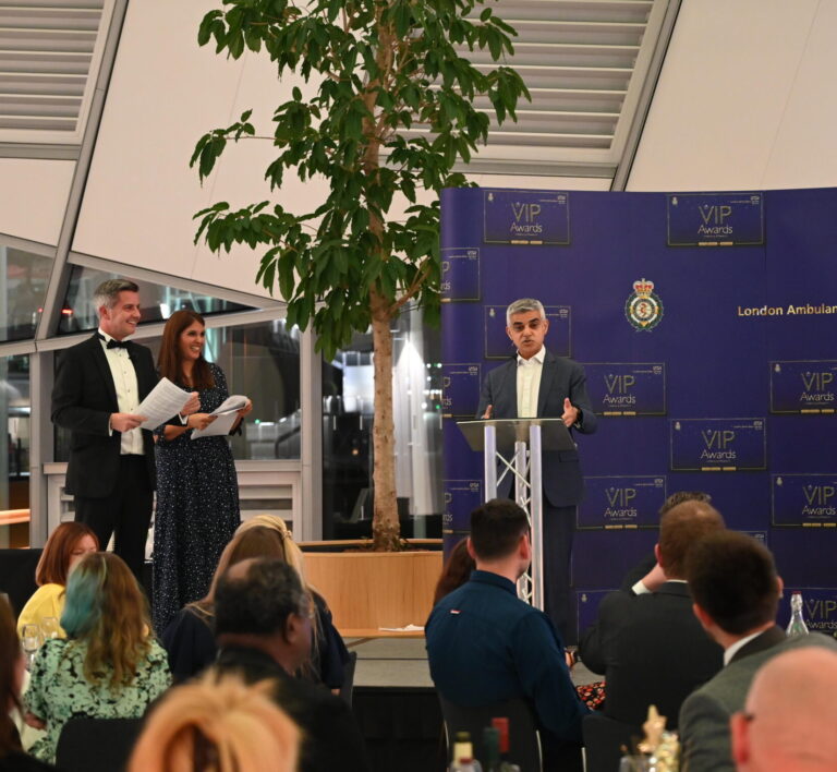 Featured image for Drumroll please… London Ambulance Service crown VIPs at special ceremony