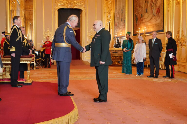 Featured image for Brave-hearted paramedic honoured by the King