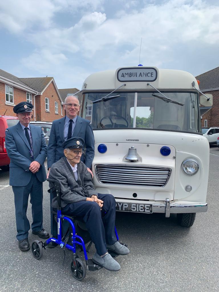 Featured image for Great-grandad recalls ambulance career as paramedics transport him back to the sixties