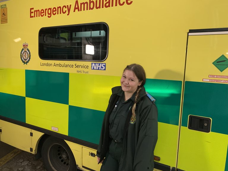 Featured image for Teen medic calls on next generation to consider ambulance career
