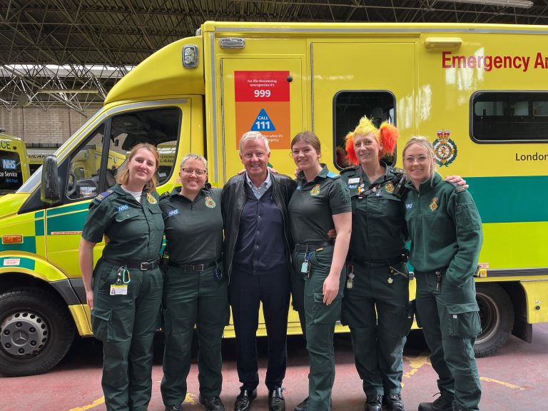 Featured image for “Lucky to be alive”: Hampstead resident thanks paramedics for saving his life