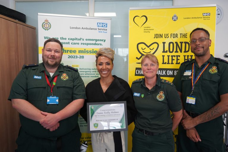 Featured image for Olympic gold medallist Dame Kelly Holmes becomes a London Lifesaver