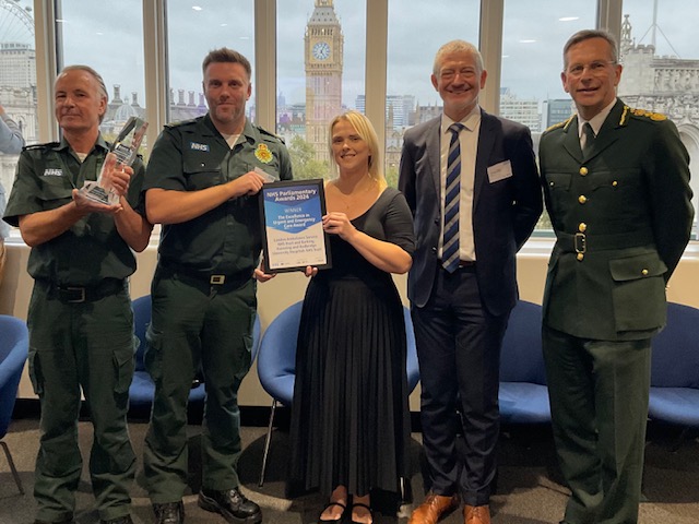 Featured image for London Ambulance Service celebrates NHS Parliamentary awards win
