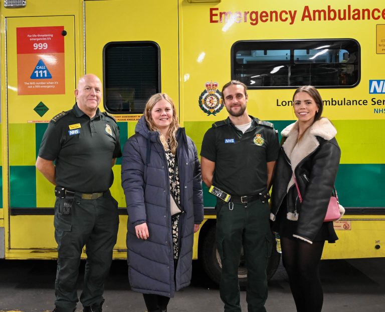 Featured image for Daughters meet off-duty paramedic who saved their dad’s life after Spurs game