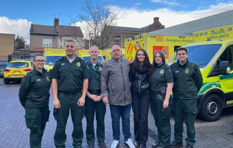 Featured image for Londoner shocked 26 times reunites with paramedics who saved him