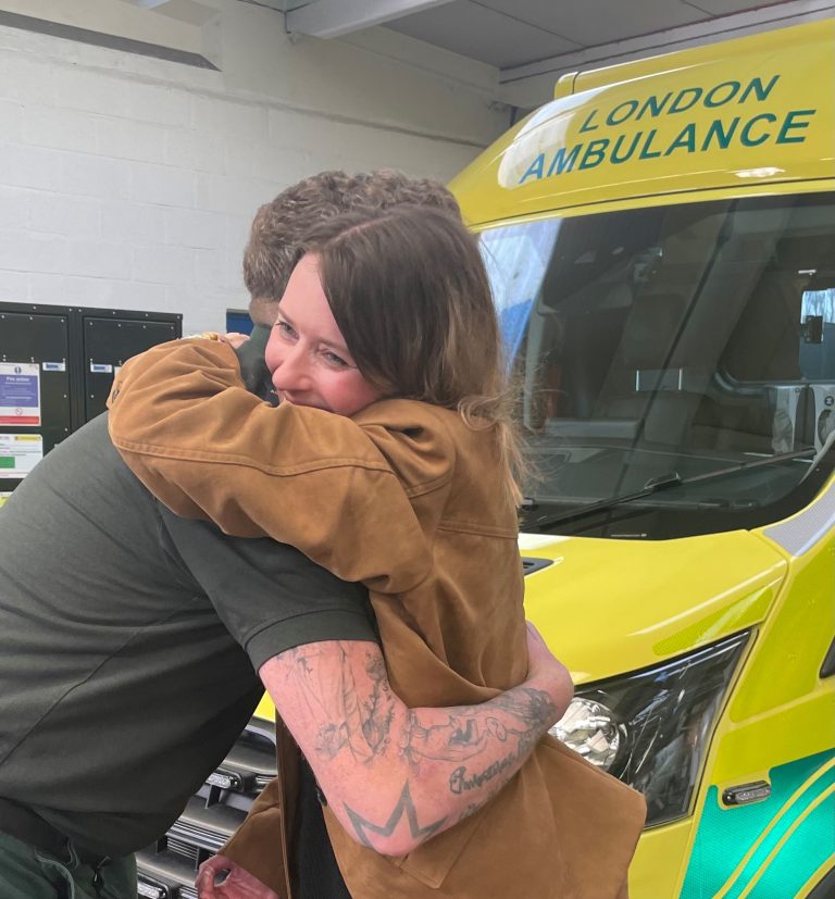 Featured image for Mum reunited with ambulance crew after devastating stroke