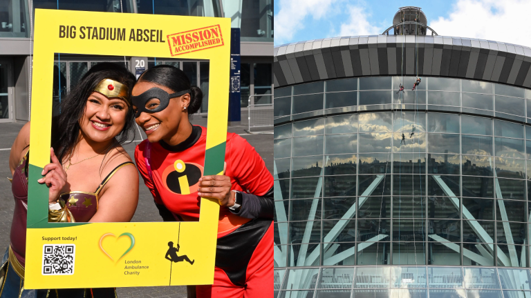Featured image for London Ambulance Charity supporters raise £28k with “terrifying and exhilarating” abseil