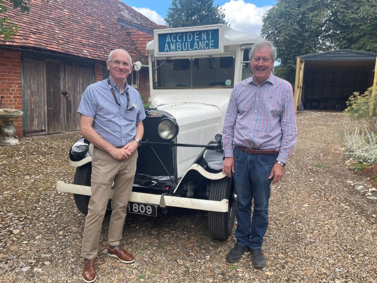 Featured image for Wartime ambulance on the road again – and back on telly again!