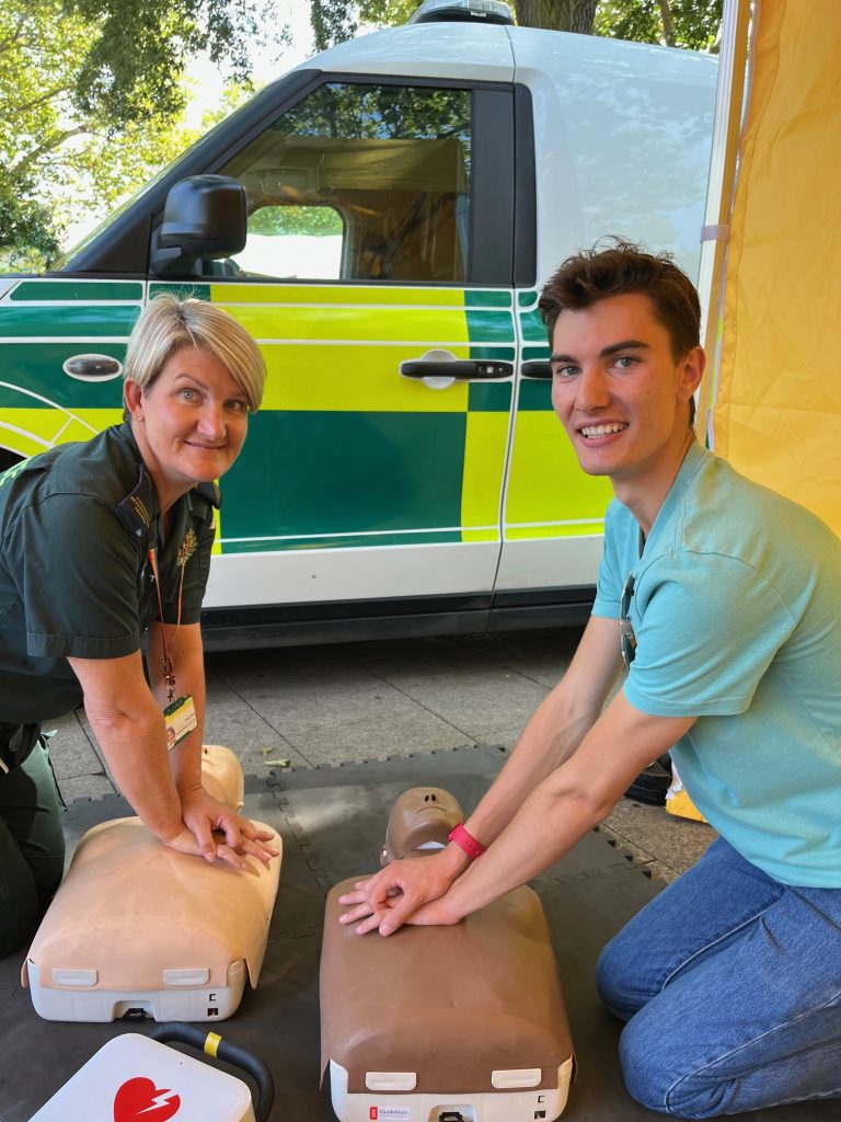 Featured image for Clinician’s son helps woman in cardiac arrest using skills learned from his mum