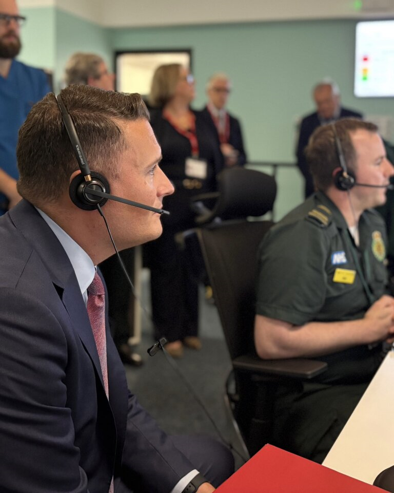 Featured image for Health Secretary visits London Ambulance Service to see how it is preparing for winter