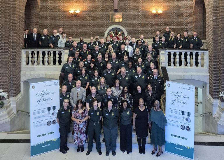 Featured image for Decades of dedication: colleagues celebrate a total of 1,700 years at London Ambulance Service