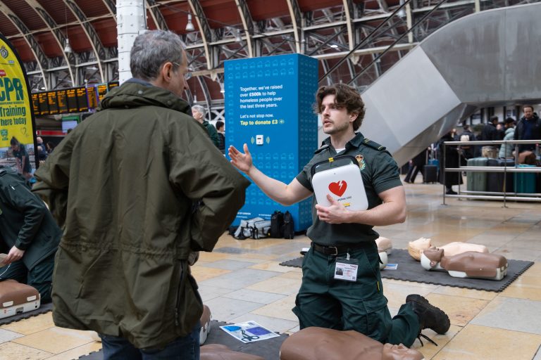 Featured image for New Year, new skills: cardiac arrest survivor backs London Ambulance Service life-saving campaign
