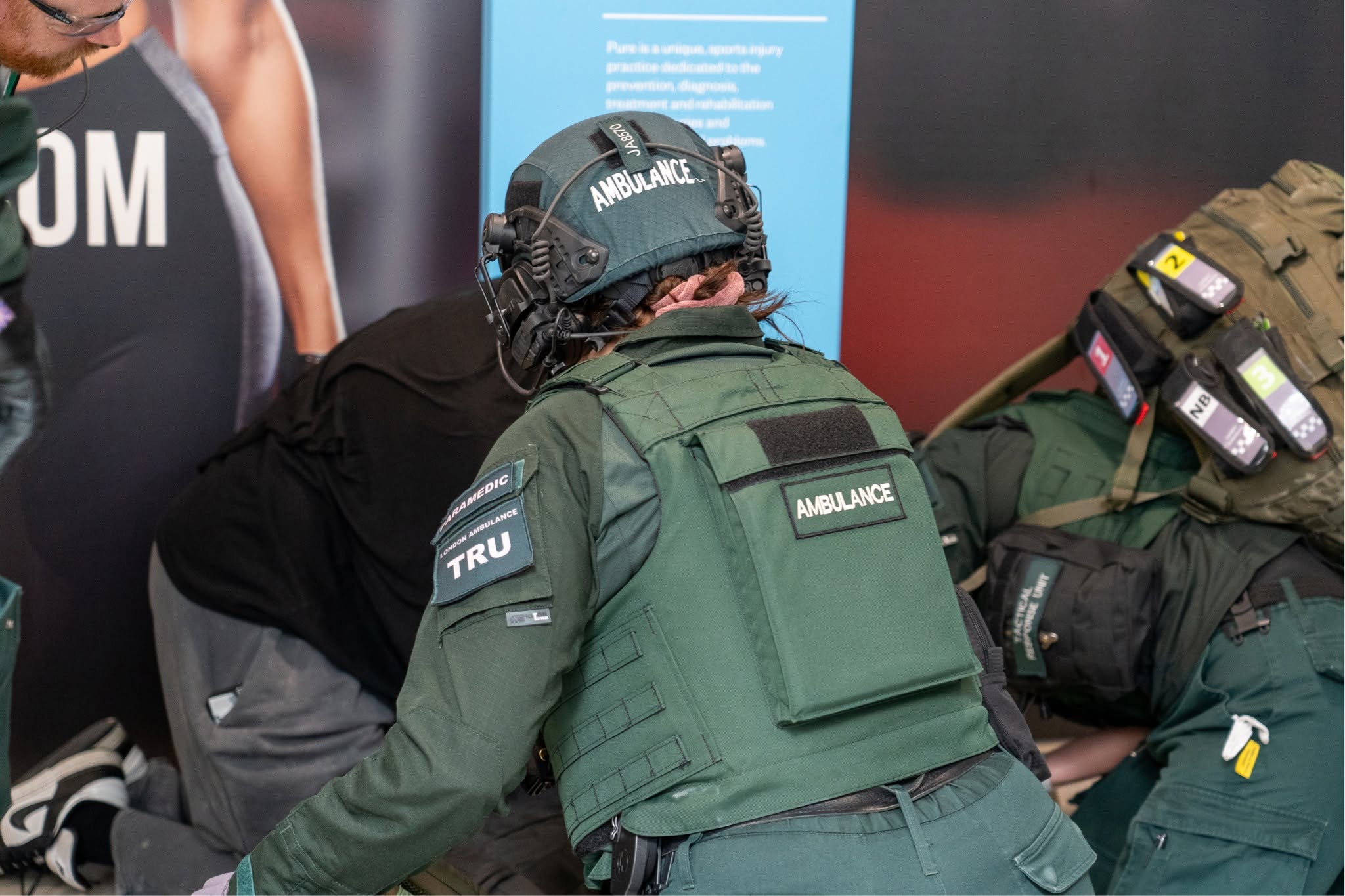 Tactical Response Unit at a training session.