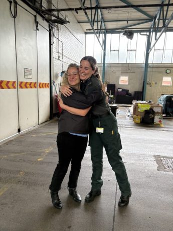 Emotional Reunion with LAS crews