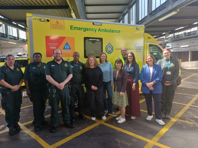MPs attend London Ambulance Headquarters