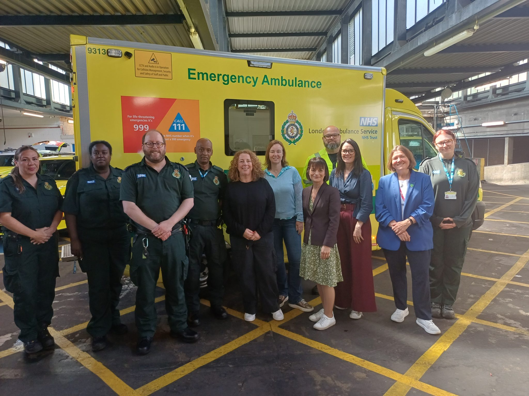 MPs attend London Ambulance Headquarters