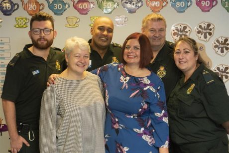 Members of LAS with members of the public