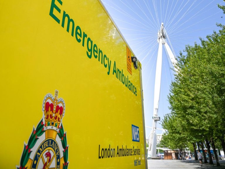 ambulance and London Eye