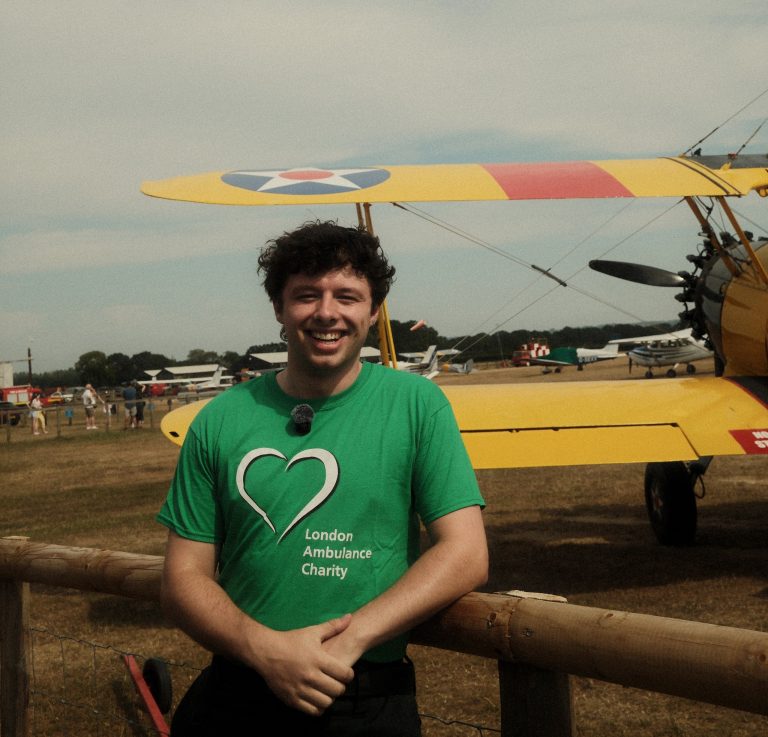 Featured image for Daring London Ambulance Service medic takes fundraising to new heights with 400ft wing walk