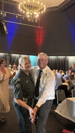 London Ambulance Service teams supporting a military veterans outing in Worthing.