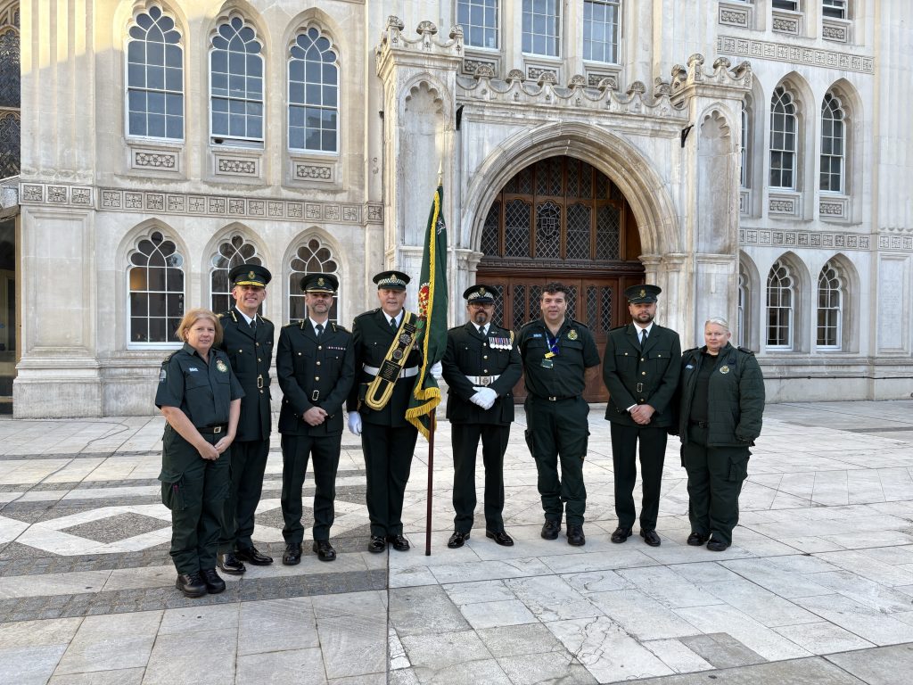 LAS representatives at Guildhall ceremony